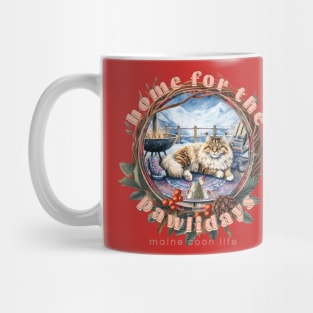 Home For The Holidays Aspen Maine Coon Life 10M Mug